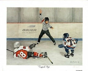 Bauer "Tripped Up" John Newby Print