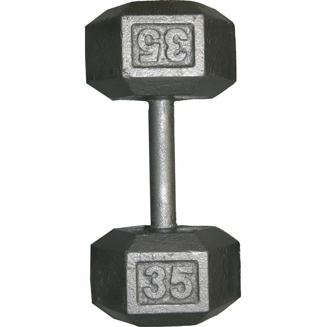York 35 Lb Hex Dumbells Exercise