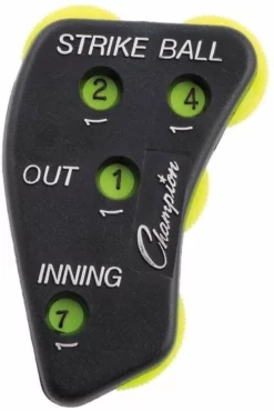 Baseball Champion 4 Wheel Steel Optic Yellow Umpire Indicator