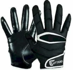 Cutters Senior X40 Football Gloves - Black