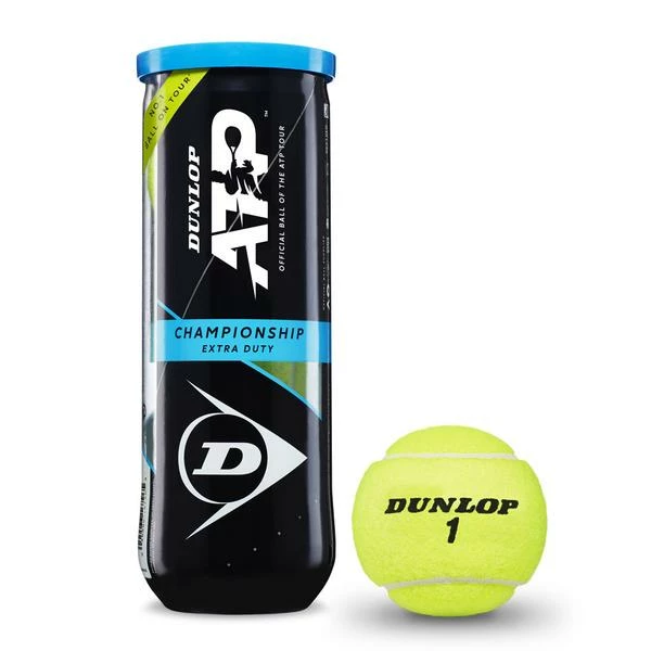 Racquets Dunlop ATP Championship Extra Duty Tennis Balls