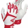 Easton Senior Men's Gametime Batting Gloves (Red) Baseball