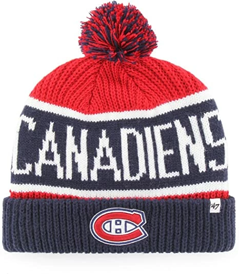 New Era '47 NHL Calgary Pom Pom Touque Licensed