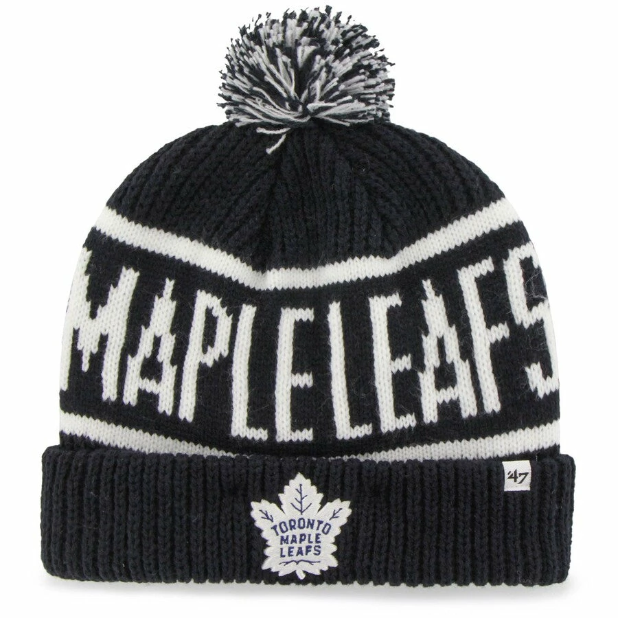 New Era '47 NHL Calgary Pom Pom Touque Licensed