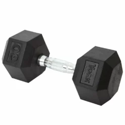 Exercise York 30 Lb Rubber Hex Dumbbell Pairs