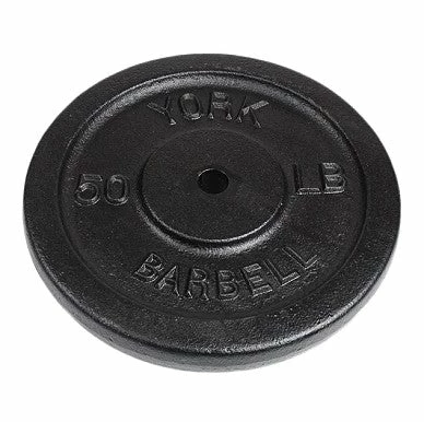 York 50 LB Weight Plate Exercise