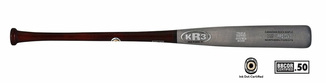 KR3 Canadian Rock Maple Baseball Bat