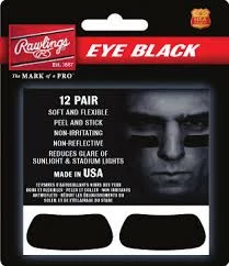 Rawlings Eye Black Stickers Baseball
